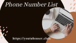 Phone Number List 