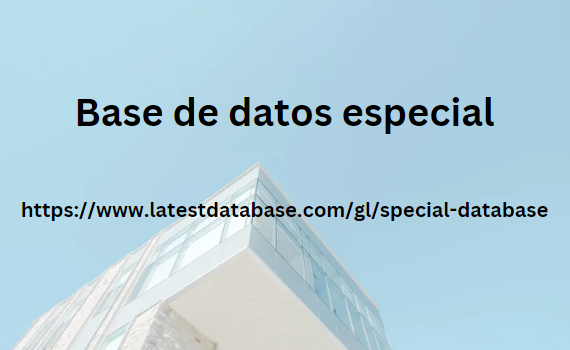 Base de datos especial